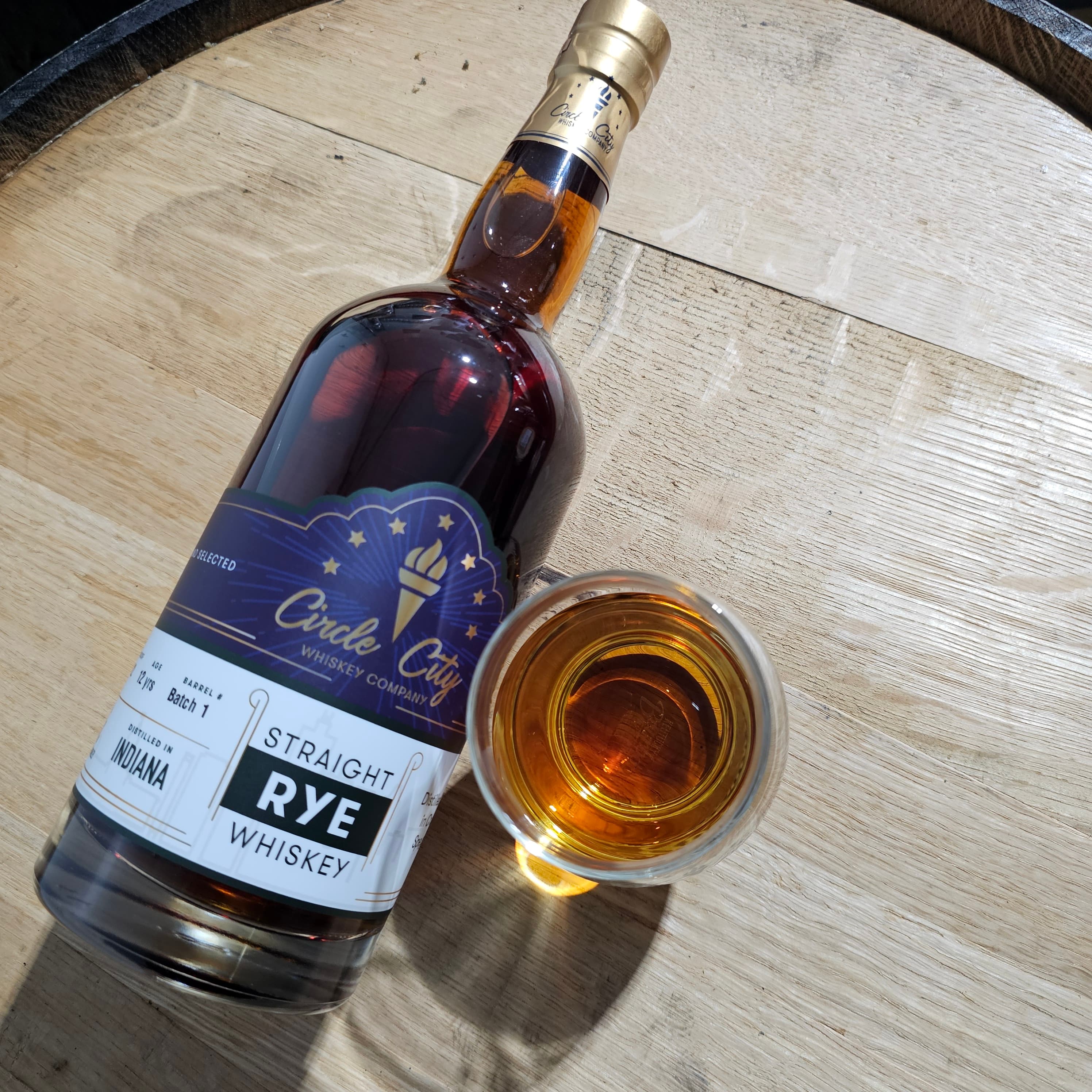 12 Years Straight Rye Whiskey - Glass