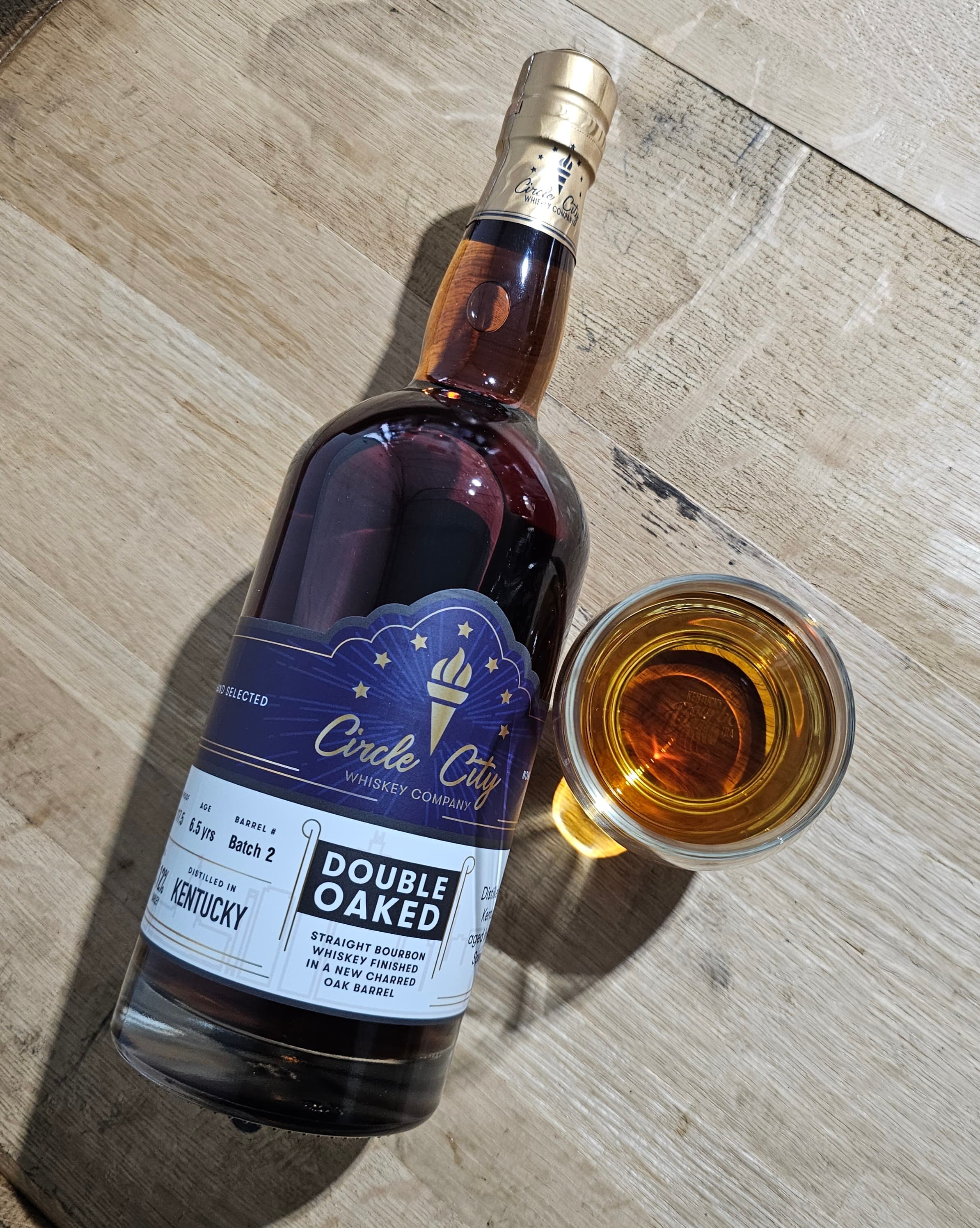Double Oaked Straight Bourbon Whiskey - Glass