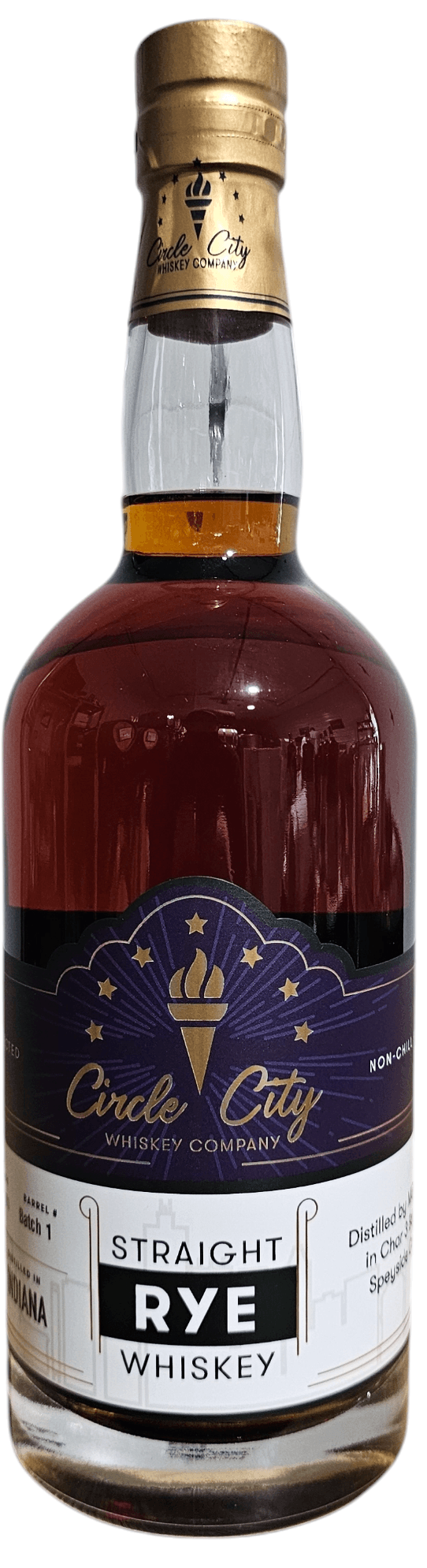 12 Years Straight Rye Whiskey - Front