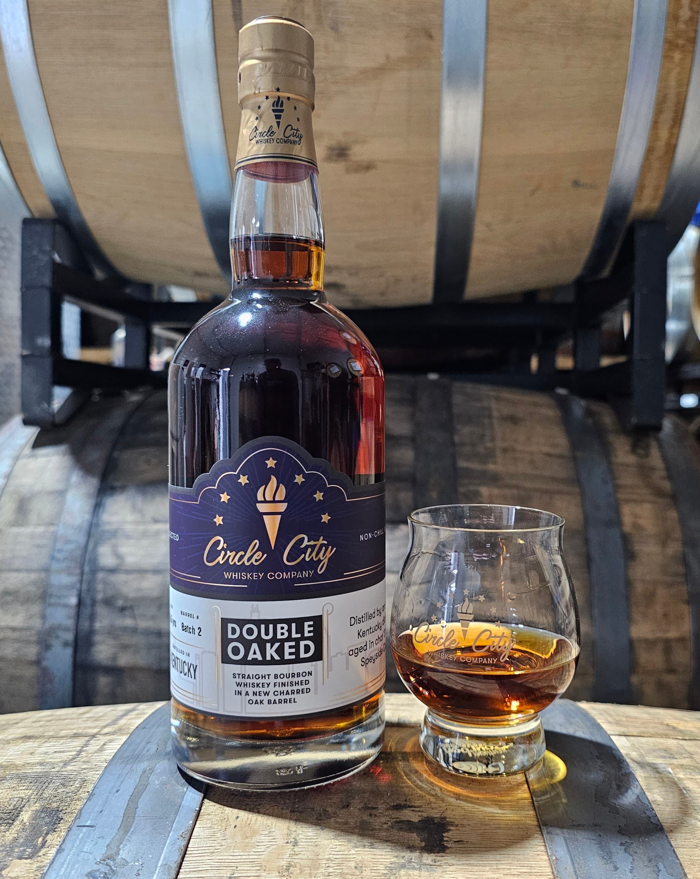 Double Oaked Straight Bourbon Whiskey - Barrel
